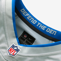 Detroit Lions Nike Silver 2026 Rivalries Collection Game Custom Jersey