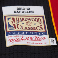 Miami Heat Mitchell & Ness Ray Allen 2012 Road Finals Authentic Jersey - Black