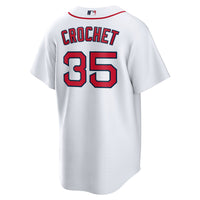 Boston Red Sox Garrett Crochet Nike White Home Replica Jersey