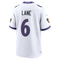 Baltimore Ravens Ja'Kobi Lane White jersey – view 3