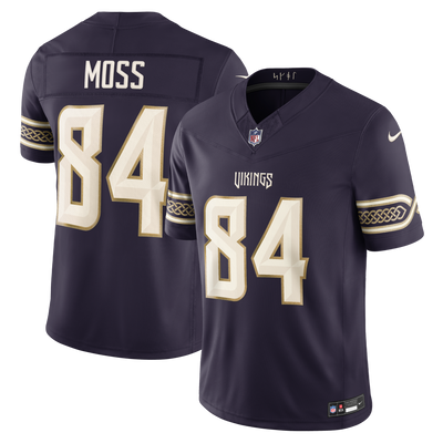 Minnesota Vikings Randy Moss Nike Purple 2026 Rivalries Collection Printed Limited Jersey