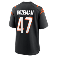 Cincinnati Bengals Swayze Bozeman Nike Black Team Game Jersey