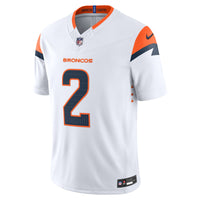 Denver Broncos Patrick Surtain II Nike White Vapor F.U.S.E. Printed Limited Jersey