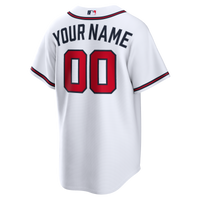 Atlanta Braves Nike White Home Stadium Custom Jersey