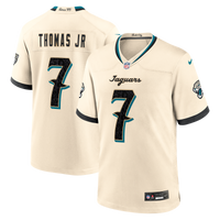 Jacksonville Jaguars Brian Thomas Jr. Nike Natural 2026 Rivalries Collection Game Jersey