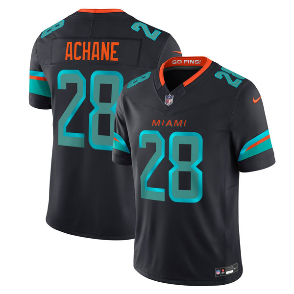 Miami Dolphins De’Von Achane Nike Navy Rivalries Collection Printed Limited Jersey