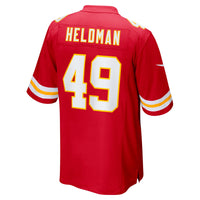 Kansas City Chiefs Michael Heldman Red jersey – view 5
