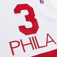 Philadelphia 76ers Mitchell & Ness Allen Iverson 2003 Swingman Authentic Jersey - White/Red