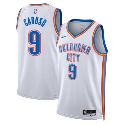 Oklahoma City Thunder Nike Association Edition Swingman Jersey - White - Alex Caruso -