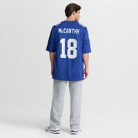 New York Giants J.J. McCarthy Royal jersey – view 3