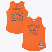 New York Knicks Mitchell & Ness Marcus Camby 2012 Christmas Day Authentic Jersey - Orange