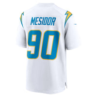 Los Angeles Chargers Akheem Mesidor White jersey – view 3