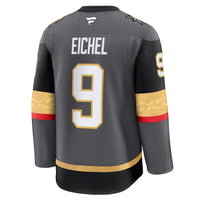Vegas Golden Knights Jack Eichel Fanatics Gray Alternate Premium Jersey