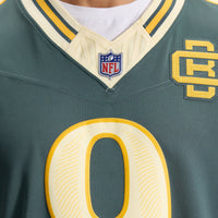 Green Bay Packers Christian Watson Nike Green 2026 Rivalries Collection Printed Limited Jersey