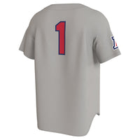 Arizona Wildcats GameDay Greats Lightweight Collegiate Baseball Fashion Jersey - Gray