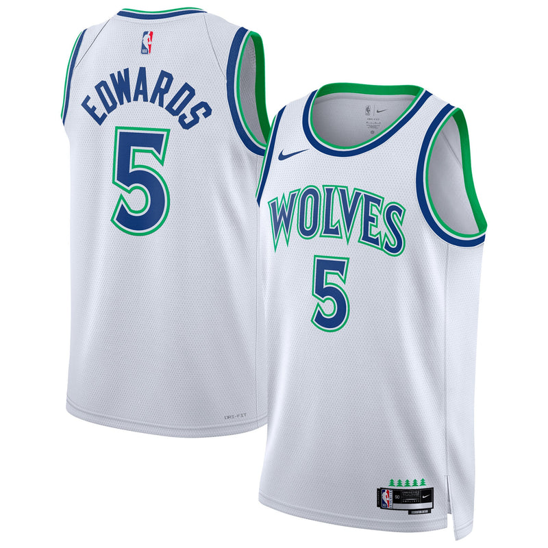 Minnesota Timberwolves Nike Replica Association Swingman Jersey - Edwards -