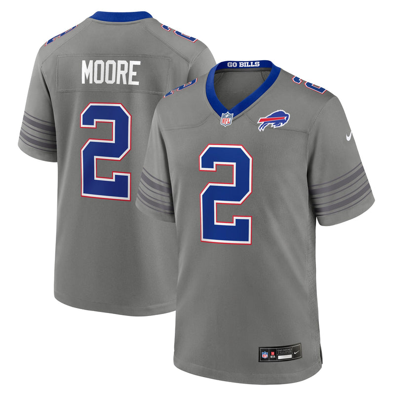 Buffalo Bills D.J. Moore Gray jersey – view 1