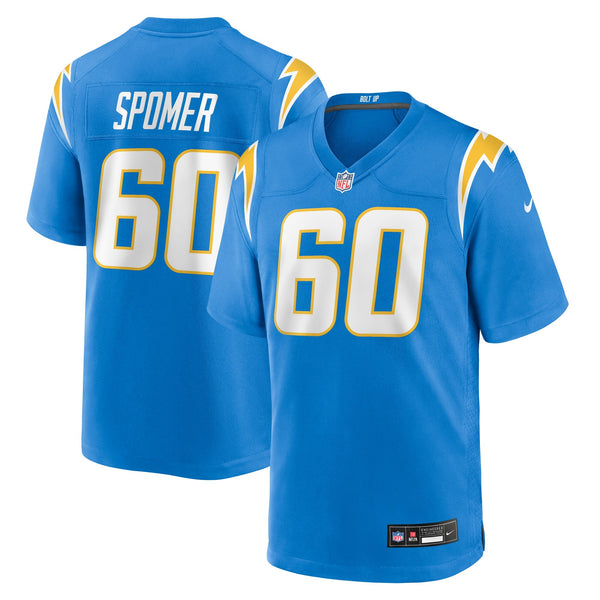 Los Angeles Chargers Jacob Spomer Nike Powder Blue Team Game Jersey