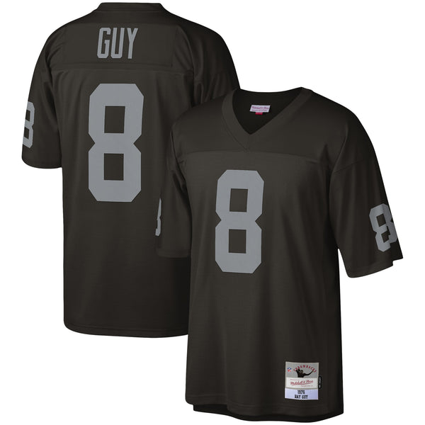 Las Vegas Raiders Ray Guy Mitchell & Ness Black Legacy Replica Jersey