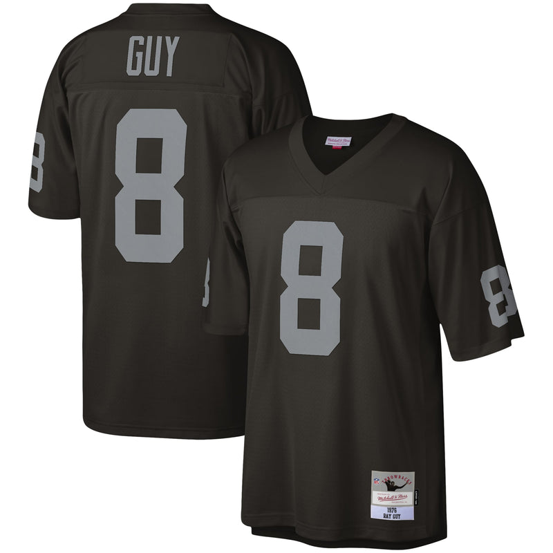 Las Vegas Raiders Ray Guy Mitchell & Ness Black Legacy Replica Jersey