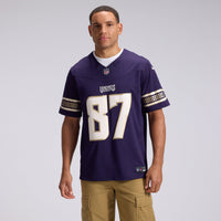 Minnesota Vikings T.J. Hockenson Nike Purple 2026 Rivalries Collection Printed Limited Jersey