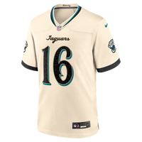 Jacksonville Jaguars Trevor Lawrence Nike Natural 2026 Rivalries Collection Game Jersey