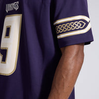 Minnesota Vikings J.J. McCarthy Nike Purple 2026 Rivalries Collection Printed Limited Jersey
