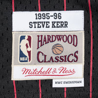 Chicago Bulls Mitchell & Ness Steve Kerr 95-96 Swingman Authentic Jersey - Black