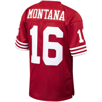 San Francisco 49ers Joe Montana Scarlet jersey – view 3
