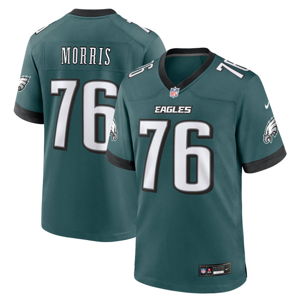 Philadelphia Eagles Micah Morris Nike Midnight Green Team Game Jersey