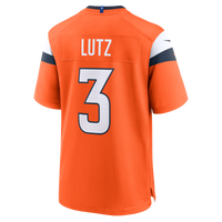 Denver Broncos Wil Lutz Nike Orange Team Game Jersey