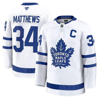 Toronto Maple Leafs Auston Matthews Fanatics White Away Premium Jersey
