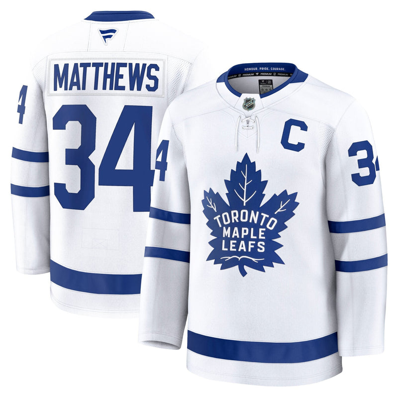 Toronto Maple Leafs Auston Matthews White jersey – view 1