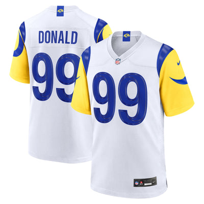 Los Angeles Rams Aaron Donald Nike White Game Jersey