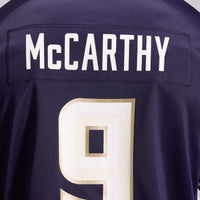 Minnesota Vikings J.J McCarthy Nike Purple 2026 Rivalries Collection Game Jersey