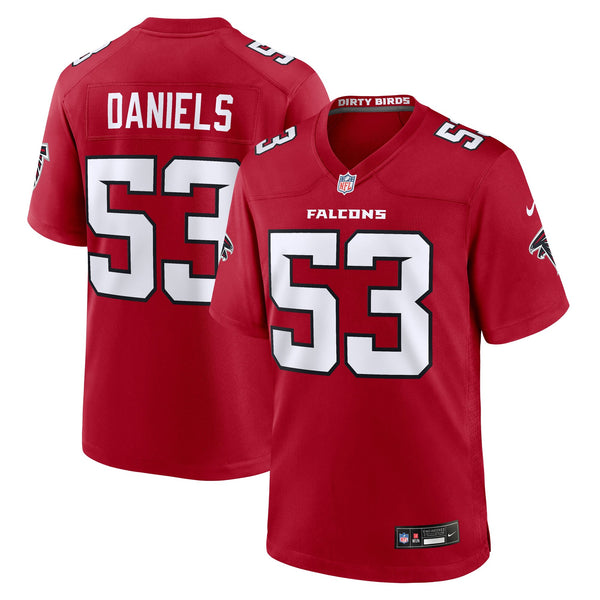 Atlanta Falcons Kendal Daniels Nike Red Team Game Jersey