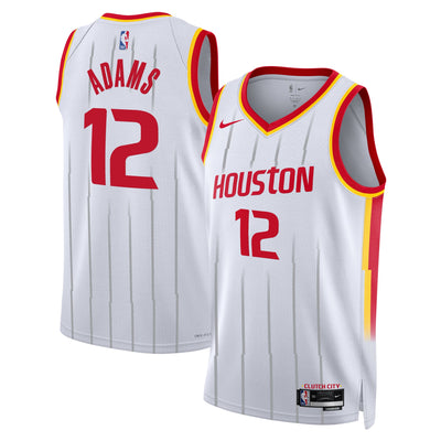 Houston Rockets Nike Replica Association Edition Swingman Jersey - White - Steven Adams -