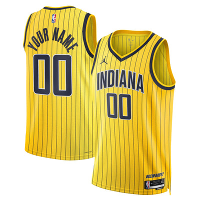 Indiana Pacers Jordan Brand Replica Statement Edition Swingman Jersey – Custom –