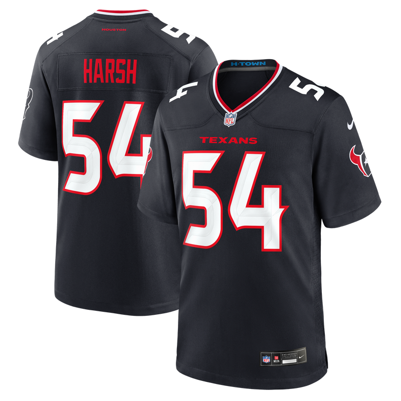 Houston Texans Sabastian Harsh Navy jersey – view 1