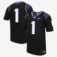 TCU Horned Frogs Nike Replica Football Jersey - Black