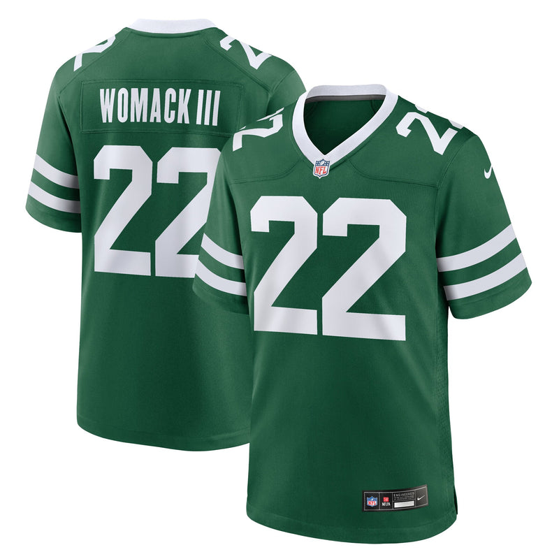 New York Jets Samuel Womack III Green jersey – view 1