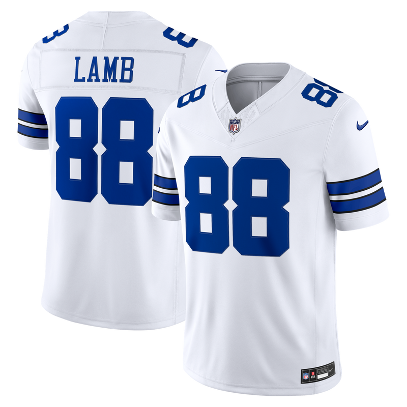 Dallas Cowboys CeeDee Lamb Nike White Vapor F.U.S.E. Printed Limited Jersey