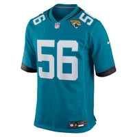 Jacksonville Jaguars BJ Ojulari Teal jersey – view 4