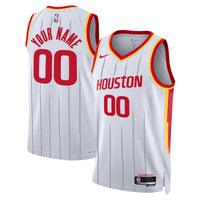Houston Rockets Nike Replica Association Swingman Jersey - Custom -
