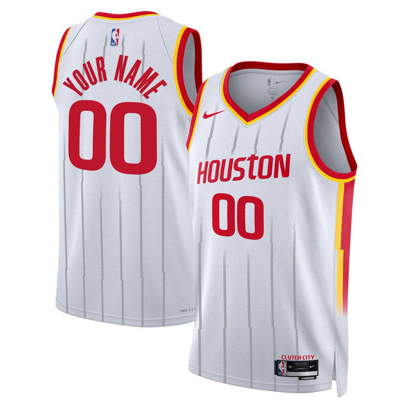 Houston Rockets Nike Replica Association Swingman Jersey - Custom -