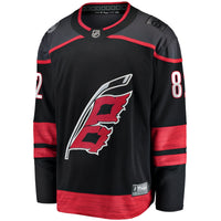 Carolina Hurricanes Jesperi Kotkaniemi Fanatics Black Home Breakaway Player Jersey
