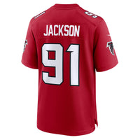 Atlanta Falcons Drake Jackson Red jersey – view 3