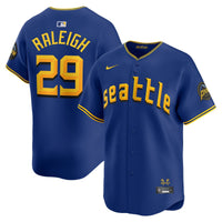 Seattle Mariners Cal Raleigh Blue jersey – view 1