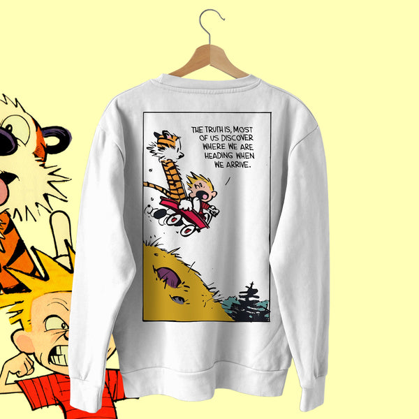 The Truth - Calvin & Hobbes Oversized Sweatshirt