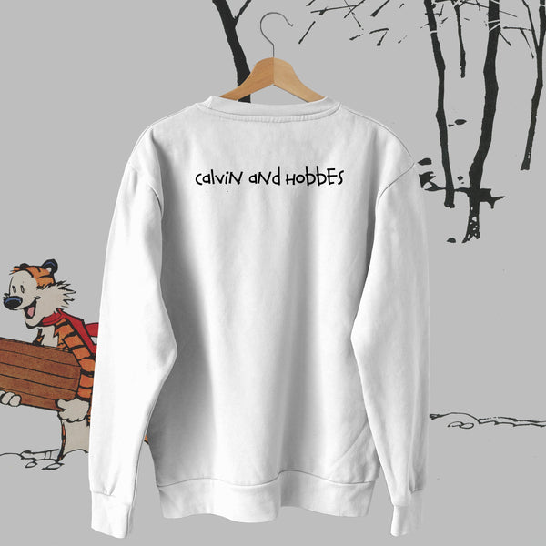 Let's Go Exploring - Calvin & Hobbes Oversized Sweatshirt